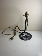 Art Deco Wrought Iron Lamp Stand