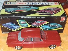 AMT 1960 Chevrolet Corvair Built Model Kit w/Original Box, Decals. Instructions