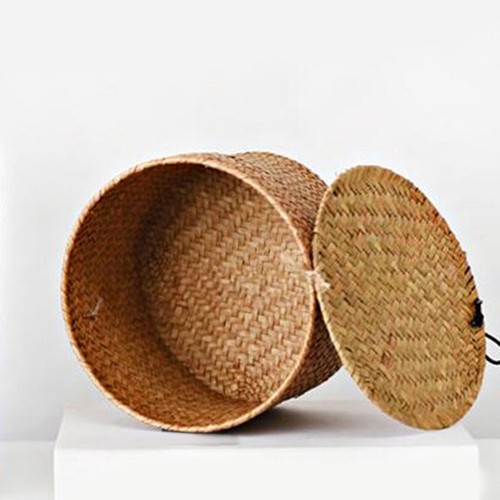 Panier linge jonc - à, en