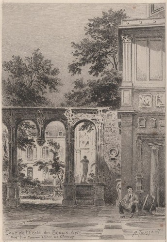 Paris cour ecole - paris,
