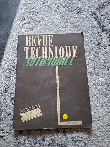 Revue technique automobile - revue,