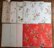 Lot of 40 Antique Tapestry Wallpaper Sheets 5