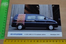 Hyundai H 200 LWB 2001 Press Factory Photo Original Presse