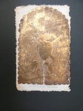 golden pious image flaped communion souvenir