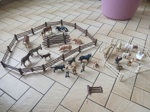 Schleich lot animaux ferme - lot, 20