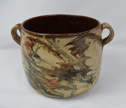 Ancienne marmite terre - ancienne,