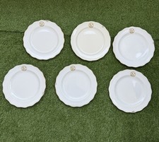 6 Assiettes En Faïence