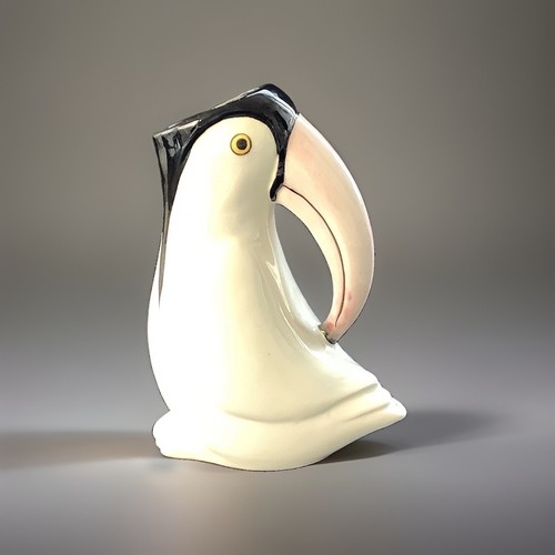 Barbotine vase toucan - barbotine,