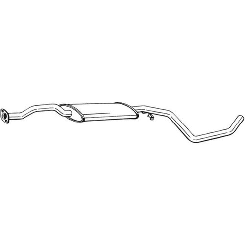 Bosal silencieux central pour - silencieux,