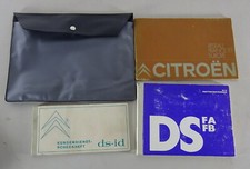 Board folder with operating instructions Citroen DS 21 FA + FB injection electronique