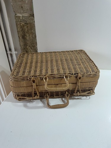 Petite valise valisette osier - valise,