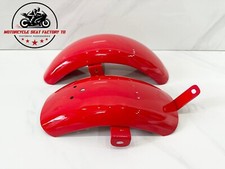 Garde-boue rouge Honda CZ100 avant et arrière Mark2 A Pair Monkey Bike CZ 100.