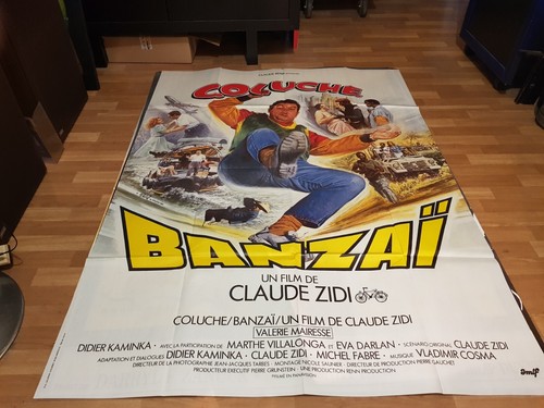 Affiche cinema 120x160 banzai - affiche,