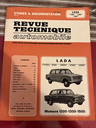 Revue technique lada 2101 - revue,