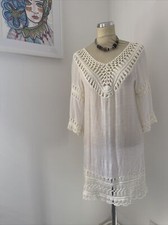 robe de plage crochet boheme 