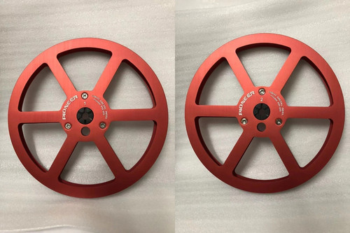 One pair red tape - red, reel