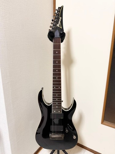 Ibanez rga7 noir - noir, emg