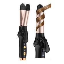 Fer à Lisser Professionnel 2 en 1, Mini fers à boucler sans fil, 25mm fer pla...