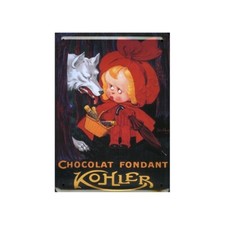 Plaque métal publicitaire