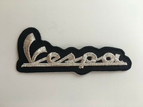 Vespa silver text - silver,
