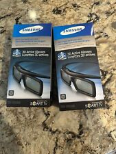 2 Pair SAMSUNG 3D Active Glasses SMART TV Lunettes 3D NEW Open box SSG-3050GB