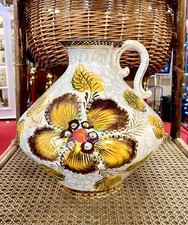 Vase Hubert Bequet peint main