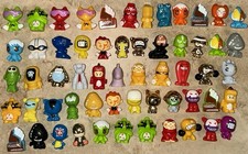 Vintage Lot of 58 Gogo Crazy Bones Figurines