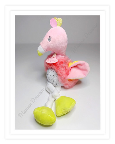Peluche doudou flamant rose - peluche/doudou,
