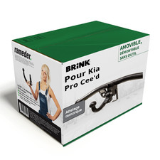Attelage pour Kia Pro Cee'd 02.2008 - 02.2013 démontable sans outil Brink TOP