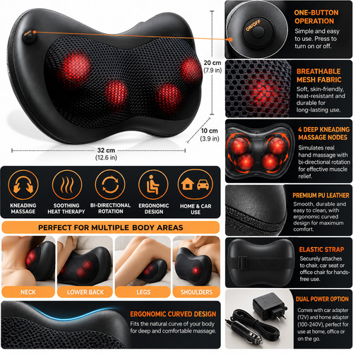 Oreiller massage shiatsu - oreiller,