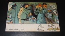 GERVÈSE - THE STRUGGLE FOR LIFE - OLD POSTCARD