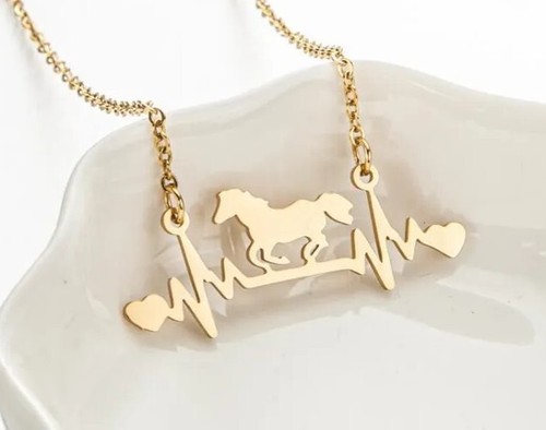 Collier cheval ligne vie - et,