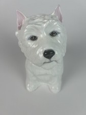 1970 Royal Adderley Westie Dog Decanter – Bone China – James Buchanan Whisky