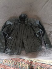 Blouson Cuir Très Souple Taille L/XL Noir