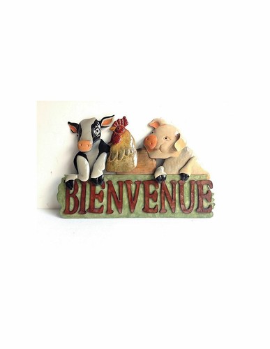 Bienvenue vache coq - coq, cochon