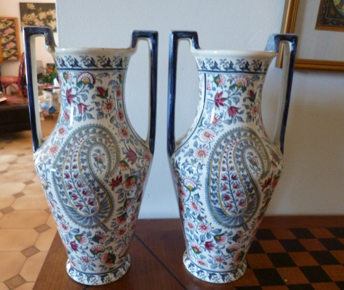 Paire grands vases anciens - paire, de