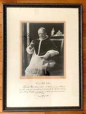 POPE PIUS XI AUTOGRAPH Ambrogio Damiano Achille Ratti Signed Apostolic Blessing