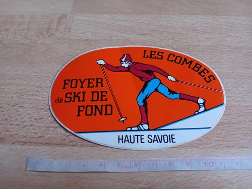 Autocollant foyer ski - de,