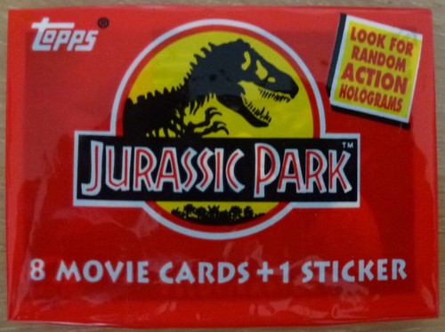 Jurassic park 1992 topps - park,