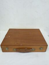 Antique wooden painter's suitcase