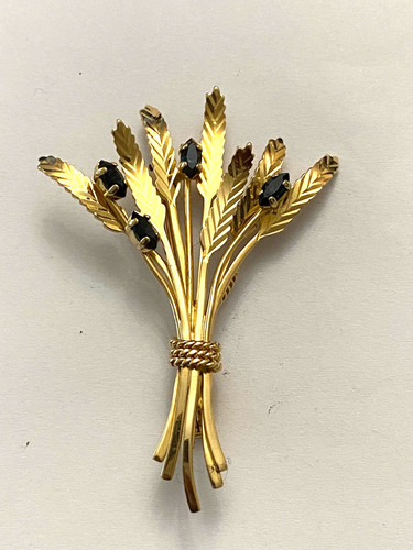 Broche bouquet épis blé - broche,