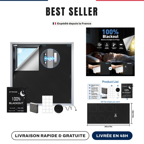 Store occultant magnétique - store,