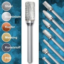 Fraises En Carbure De Tungstène À Double Coupe HM