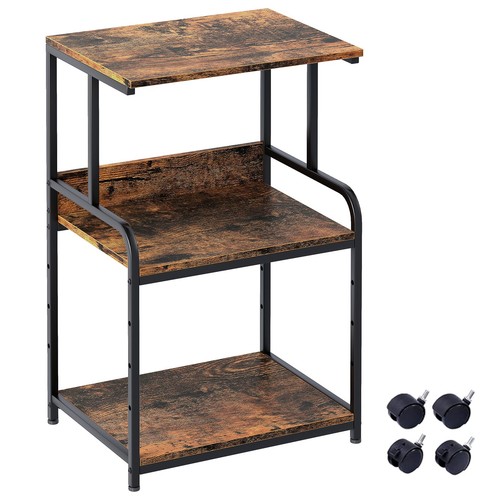 Wood color printer stand - color,