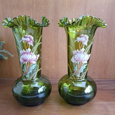 Paire Vases Legras En Verre