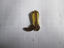 pin's boot santiag country cowboy