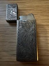 Briquet Art-Deco Argent 800 -