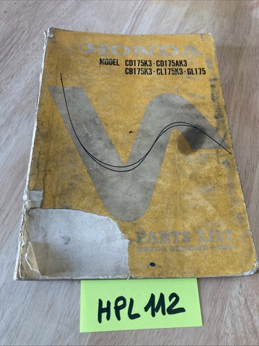 Honda 175 k3 liste - gl,