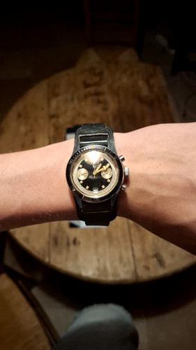 Lip montre chronographe - chronographe, panda