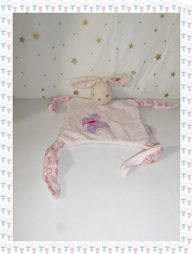 Doudou plat lapin - plat,